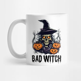 Bad Witch Halloween Horror Mug